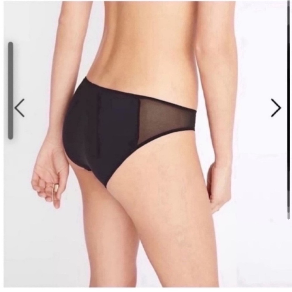 NWT MADEWELL BLACK MESH TRIMMED BIKINI